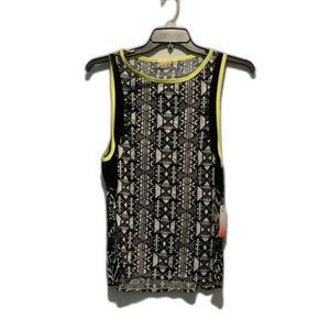 NWT Pink Lotus Athletic Tank Mesh Neon Size M.